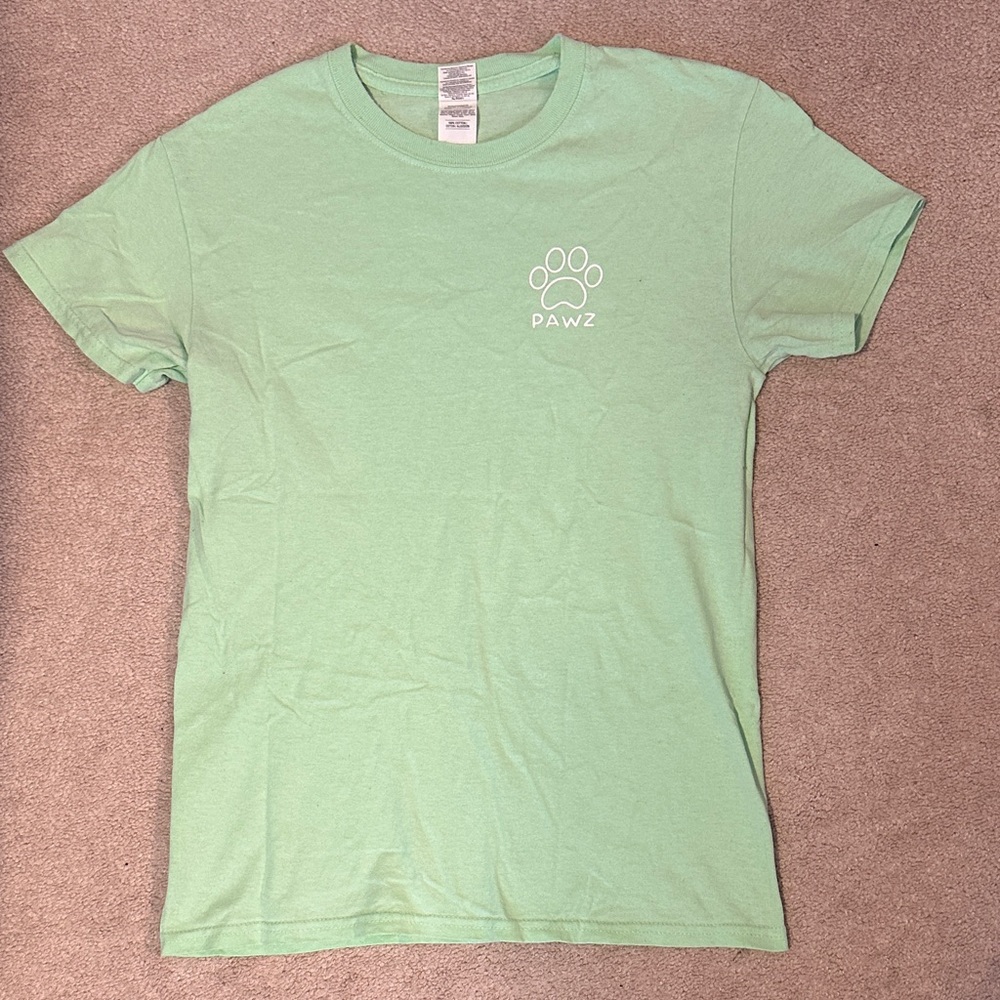 PAWZ Mint Green Tee